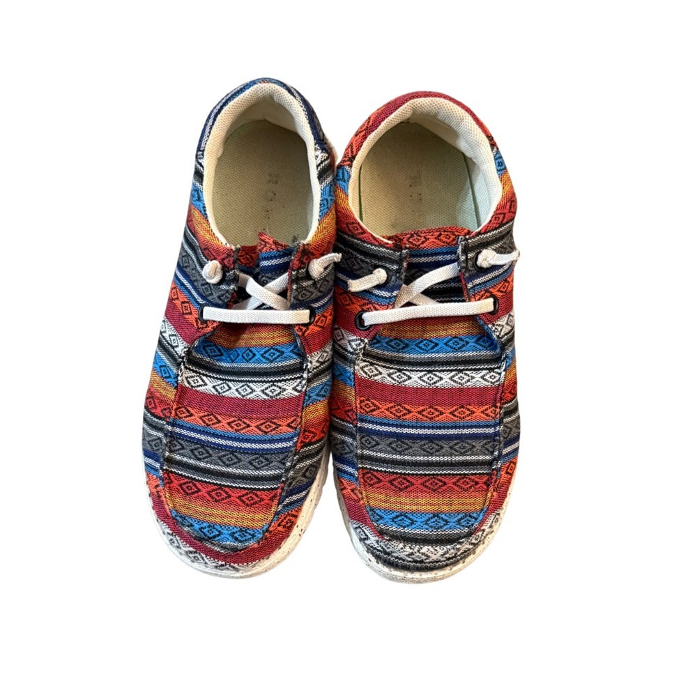 Roper Aztec Colorful Striped Women's Stylish and Comfortable Sneakers